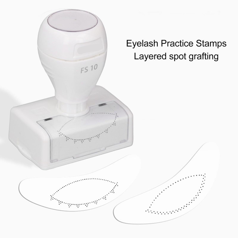 Eyelash Stamp, Cleverly Designed for Upper and Lower Lashes, Safe