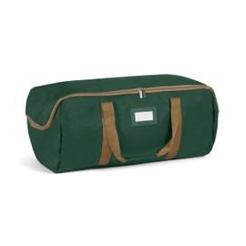 Covermates Keepsakes Garland Duffle Bag - Durable Polyester, Reinforced Handles, Fits up to 25 Foot Garland Depending on Thickness - Holiday Storage, Green