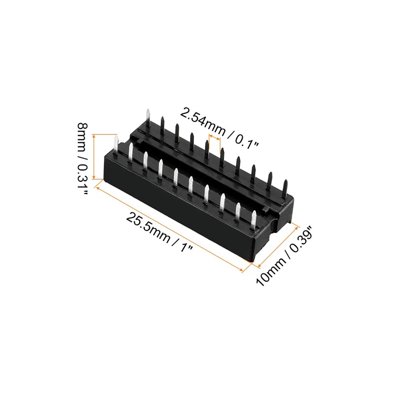 Rebower DIP Soldering IC Chip Socket Adapter for PCB Circuit