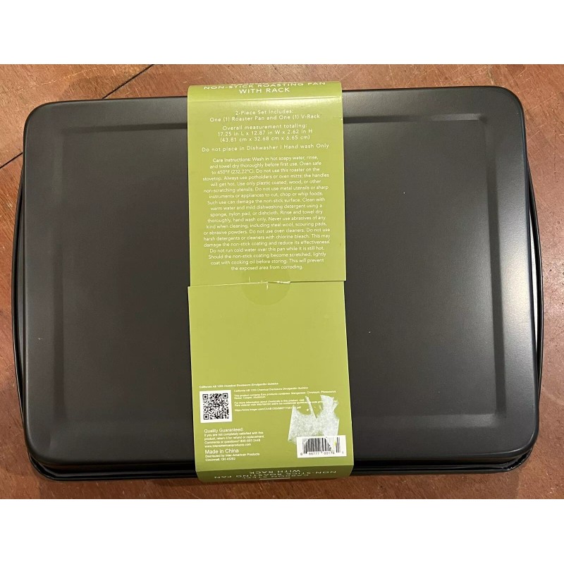 Dash of That Carbon Steel Non-Stick Roasting Pan with Rack