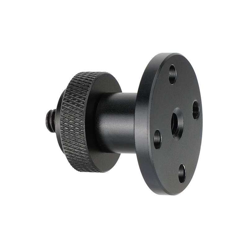 CAMVATE 1/4"-20 Aluminum Male Thread Screw Mount with Wall/Desk Mount,