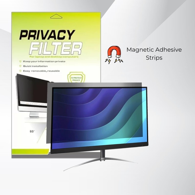 TECHNOLOGYVS 16 Inch Magnetic Privacy Screen Filter for Computer Monitor
