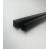 Square Carbon Fiber Tubes 10x10x8.5x330mm 5pcs Inner Round(Diameter 8.5mm),Pultruded Carbon
