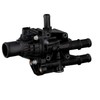 febi bilstein Thermostat Housing with Sensor, Temperature Switch and Gasket,