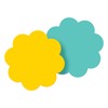 Post-it Notes, Daisy Shape, Assorted Colors, 2.6x2.6 in, 2 Pads,