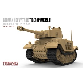 Meng German Heavy Tank Tiger(P) VK45.01 Cartoon Model - Plastic Model Building Kit # WWT-015