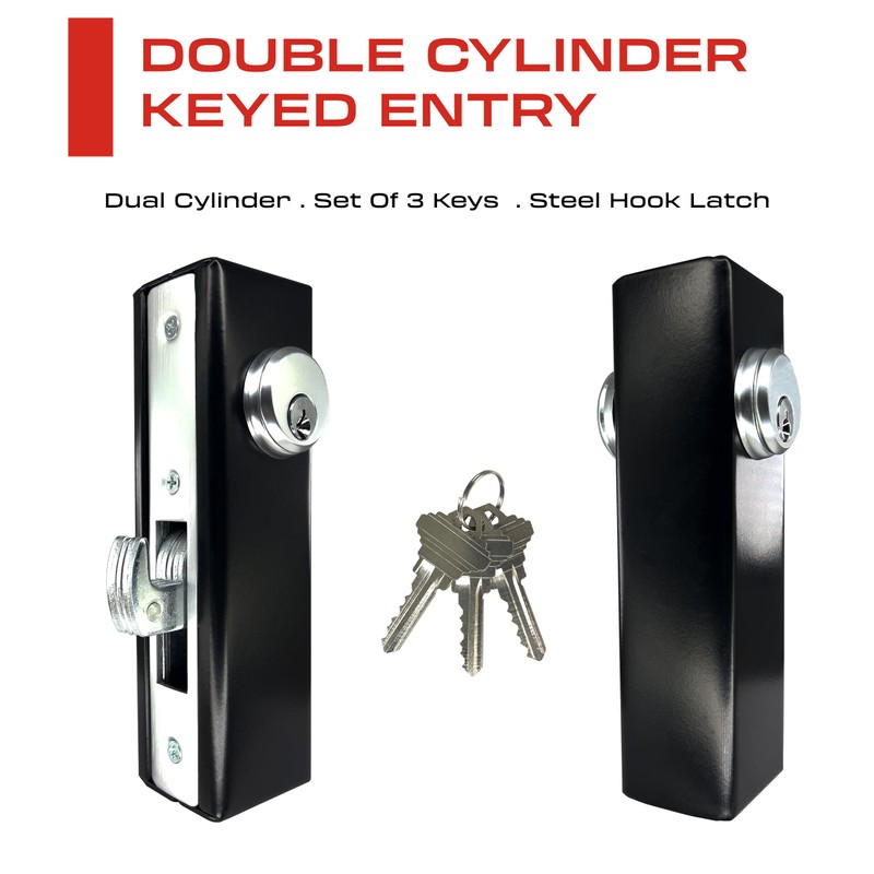Sidco Supply Sliding Gate Lock - Hook Bolt Mortise Lock
