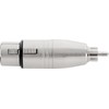 Pronomic AD-CMXF Adaptor - RCA Male to XLR Female -