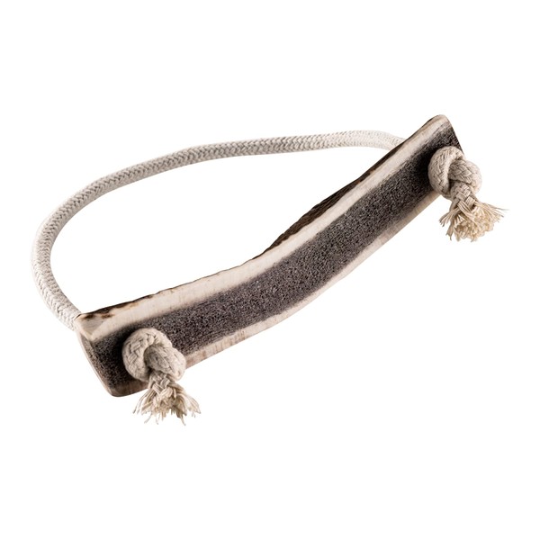 naftie Deer Antlers Chew Rope for Dogs - Natural Antler