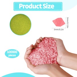 Yuqilin Luminous Stones, Pack of 10,000 Decorative Stones, Garden Luminous Stones, Garden Pebbles, Fluorescent Stones, Vases, Decoration, Pond Decoration, Aquarium, Fountain Decoration