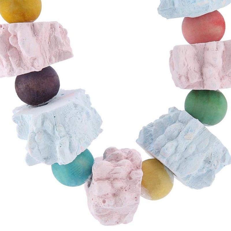 Parrot Beak Whetstone, Colourful Bird Parakeets Small Animal Teeth Grinding