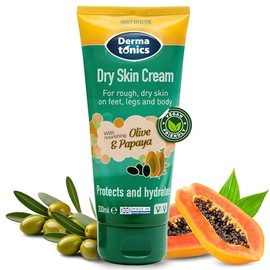 Dermatonics Crema para piel seca para talones, manos y pies agrietados | Solución de cuidado intensivo 10% de urea, suaviza la piel callosa, áspera y 