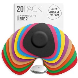 Not Just a Patch Freestyle Libre 2 Sensor Covers - 20 Pack, Multicolor