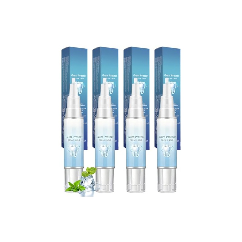 Mullein Gum Repair Gel, Teeth Whitening Essence Pen, Gum Shield