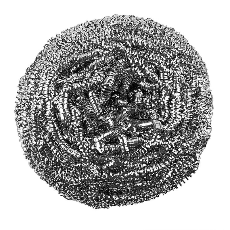 Jantex HZ168 Stainless Steel Heavy Duty Scourers, Pack of 10