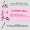 Babeefly M304 Pulidor Drill Esmeril Para Uñas Profesional 35000 RPM