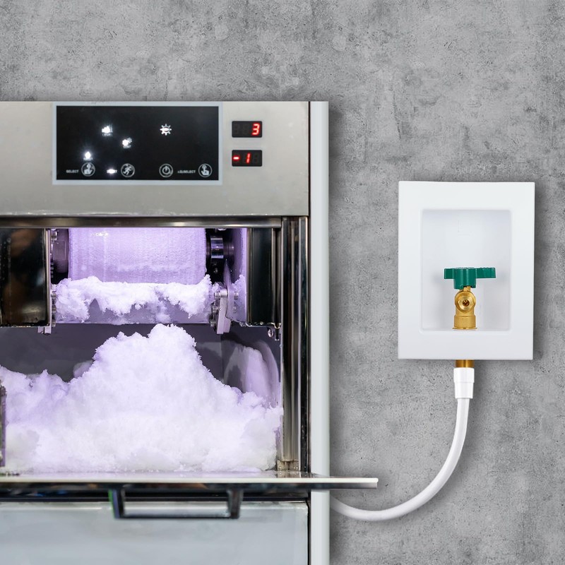 Hicarer 2 Set Ice Maker Outlet Box Pre Assembled Ice