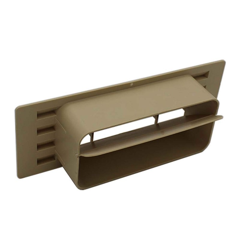 Kair Beige Airbrick Grille with Damper Flap for 150mm x