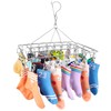 Skroad 2 Pack Stainless Steel Sock Drying Rack with 72