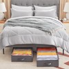 Lifewit Pack of 2 Underbed Storage Boxes, 65L Foldable Clothes