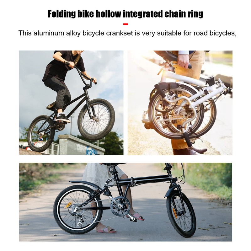 BOLANY Bicycle Chainring Aluminum Alloy Folding Bike Chainring Plate for