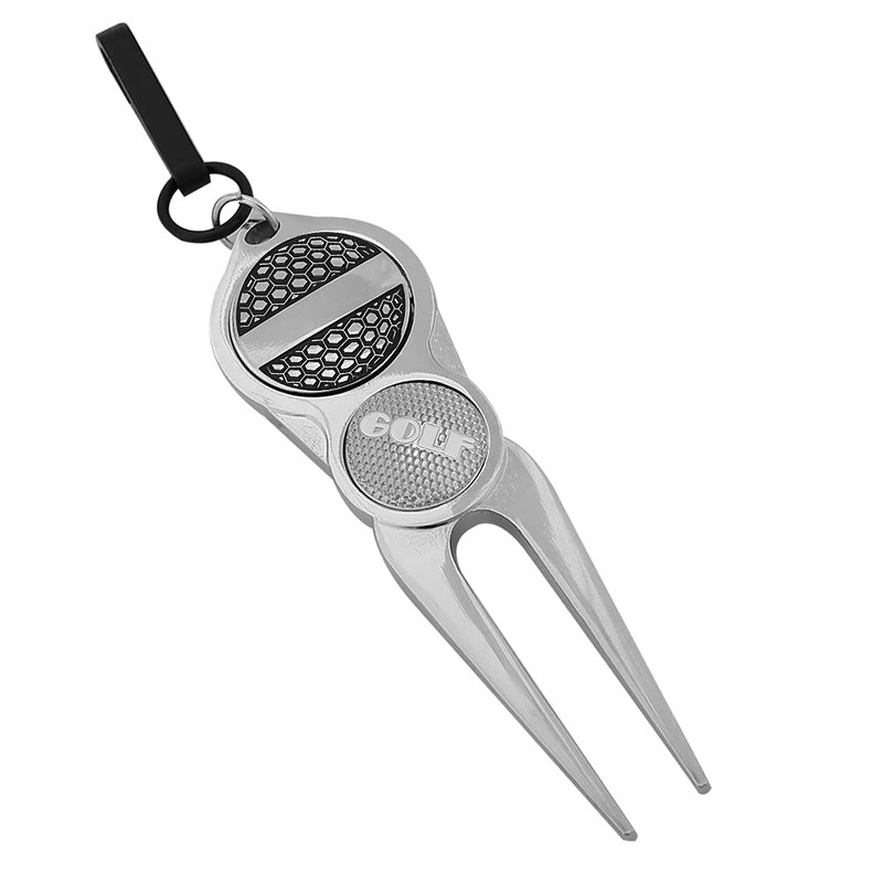 VGEBY Divot Tool, Metal Single Prong Divot Repair Tool Pitch