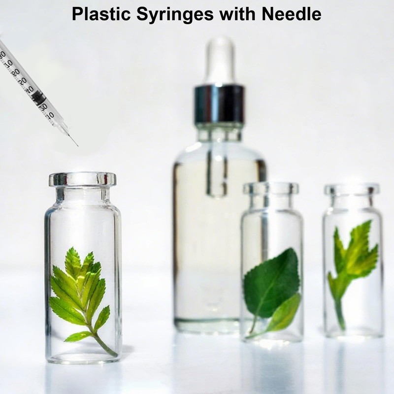 YYTECH Pack of 50 1 ml/cc Plastic Tube Multi-Purpose Measuring