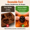 Molde De Silicona Halloween Con Papel Encerado Impreso