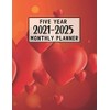 2021-2025 Five Year Planner: Cute planner 60 Months Calendar, Agenda