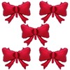 Red bow balloons 5 pieces (Red)
