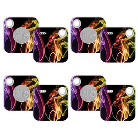 MightySkins Skin Compatible with Tile Mate w/Replaceable Battery (2018) - Bright Smoke | Protective, Durable, and Unique Vinyl wrap Cover | Easy to Apply, Remove, and Change Styles | Made in The USA