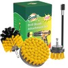 SCRUBIT Drill Brush Attachment Set - Power Scrubber Tile and
