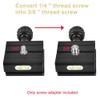 UTEBIT Camera Thread Adapter 1/4 to 3/8 Inch Tripod Screw