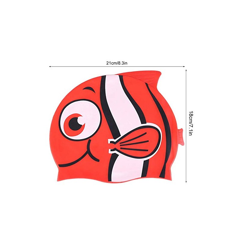 VGEBY1 Gorro de natación para niños, de Silicona, con diseño