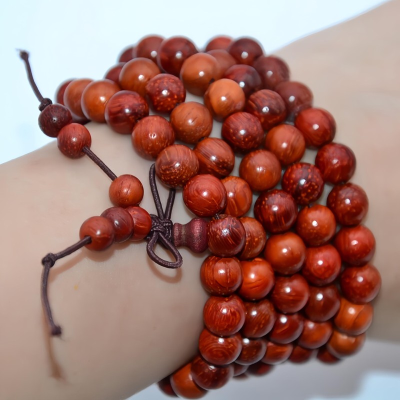 Fireosma Mala Beads 108 8mm Wooden Beads Mala Necklace Beads