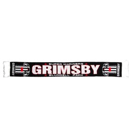 Beyond Happy Grimsby Town Scarf – The Mariners – 145cm Long Football Souvenir Scarf – 100% Acrylic Supporter Gift