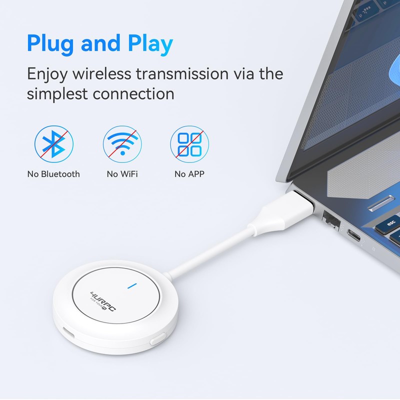 Wireless HDMI Transmitter and Receiver, 4K Decode 1080P Output Wireless