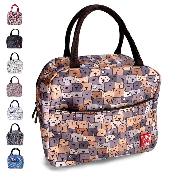 FLOCK THREE Waterproof Insulated Reusable Lunch Bag Food Drinks Container
