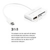 kwmobile 3in1 Micro-USB OTG Adapter - Cardreader SD Micro SD