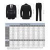 P&L Men's Suits 2 Piece Classic Fit - Polyester Single
