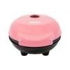 Jocca - Round Waffle Iron in Pink, 500 W, Non-Stick