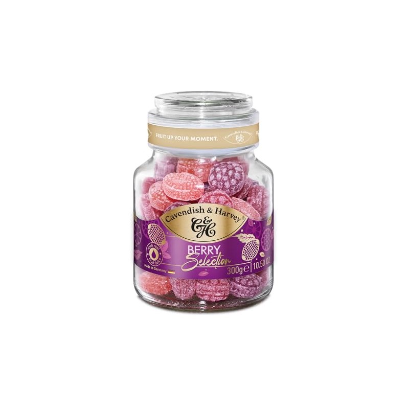 Cavendish & Harvey | Mixed Berry Hard Candy Drops |