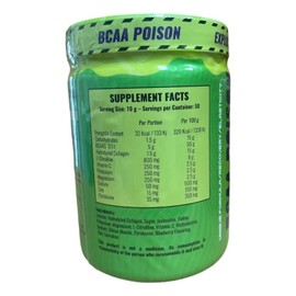 BCAA Poison Acid Blueberry Aminoácidos en Polvo Con Colágeno 500g