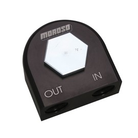 Moroso 23683 90 Degree 13/16"-16 Thread Remote Oil Filter Adapter
