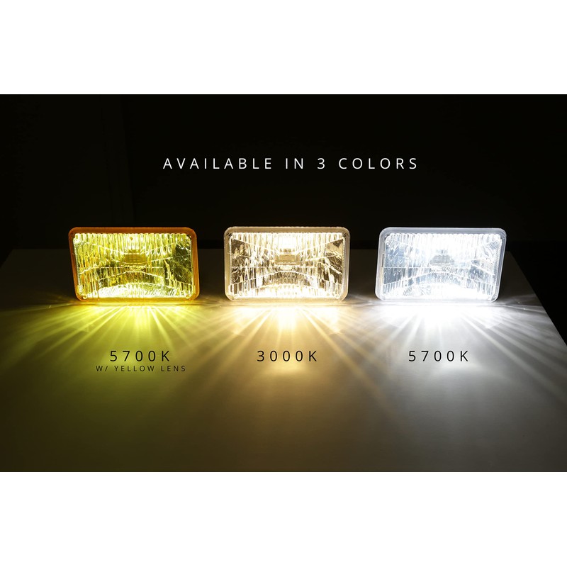 Holley RetroBright LFRB120-1 4x6 Hi/Lo LED Headlight - Classic White