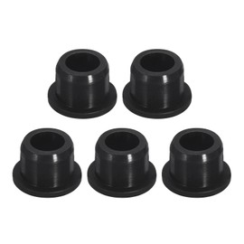 uxcell 5 Pcs Black Plug Holes, Waterproof Rubber Button Plug for 14mm / 0.55" Hole