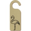 'Cartoon Flamingo' 200mm x 72mm Door Hanger/Sign (DH00045464)