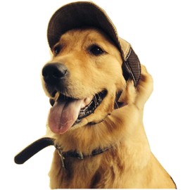 Dog Baseball Cap Summer Adjustable Outdoor Sun Protection Hat Peaked Cap with Ear Holes Mesh Dog Sports Visor Hat for Walking Travelling Hiking for Small Medium Large Chihuahua Pug Dog