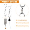 WLLHYF 6Pcs Dual Swivel Hooks Clip Crystal Twisters 360 Degree
