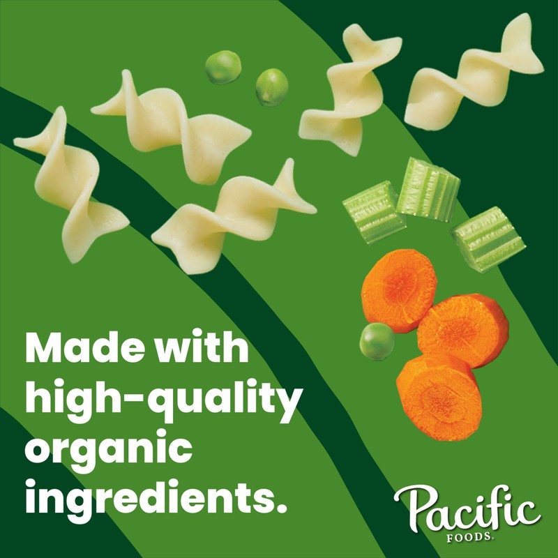 Pacific Foods Organic Chicken Noodle Soup, 16.1 oz Can (Pack